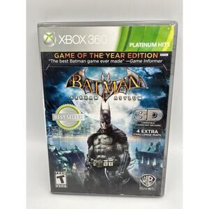 Batman: Arkham Asylum - Game of the Year Edition - Microsoft Xbox 360 - 2011 CIB